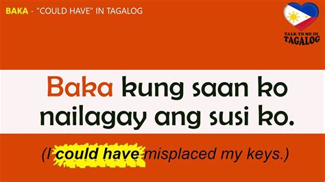 baka tagalog