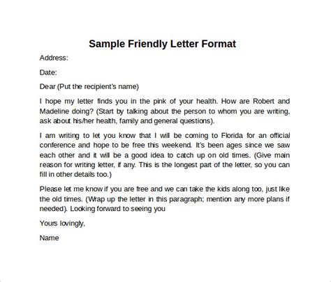 Bakalorz Sportshop De Friendly Letter Format Html Friendly Letter Template For 3rd Grade - Friendly Letter Template For 3rd Grade