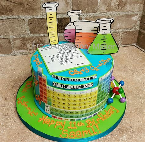 Bake A Chemistry Cake Red Velvet Cup Cake Chemistry Science Cake - Chemistry Science Cake