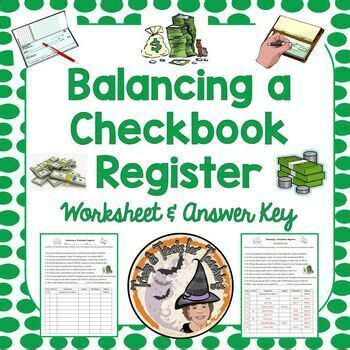 Balancing A Checkbook Answer Key