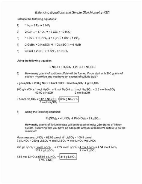 Balancing Act Worksheet Answers Chemfiesta Stoichiometry Practice Worksheet Answers - Chemfiesta Stoichiometry Practice Worksheet Answers