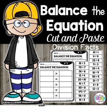 Balancing Equations 3rd Grade Division Facts Teaching Balancing Grade - Balancing Grade