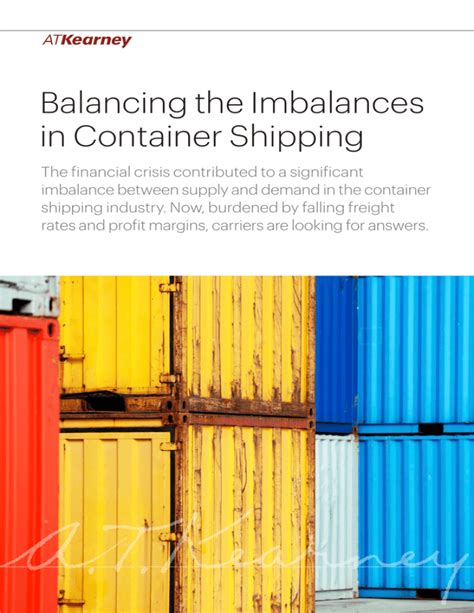 balancing the imbalances in container shipping