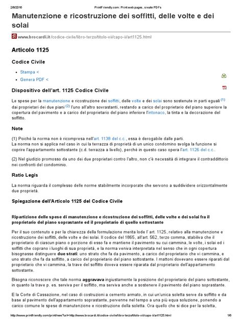 balconi codice civile