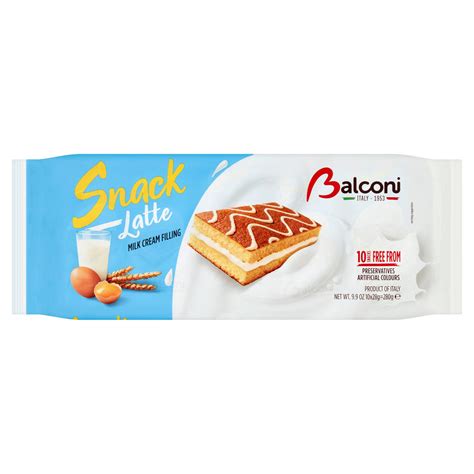 Balconi Snack Latte Milk Cream Filling Balconi Exotic Snack Latte Balconi - Snack Latte Balconi