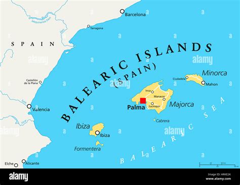 Balearic Islands Map