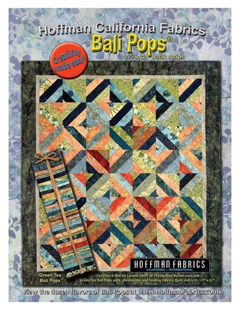 bali pop quilt patterns hoffman