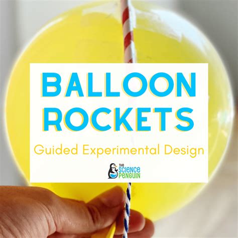 Balloon Rockets Guided Experimental Design For 5th Grade Motion And Design 5th Grade - Motion And Design 5th Grade