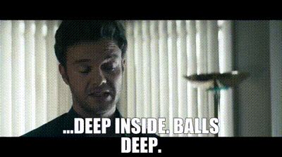 balls deep inside