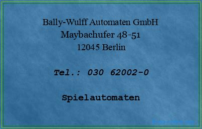 bally wulff automaten gmbh berlin mgzx luxembourg