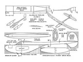 balsa wood model glider plans