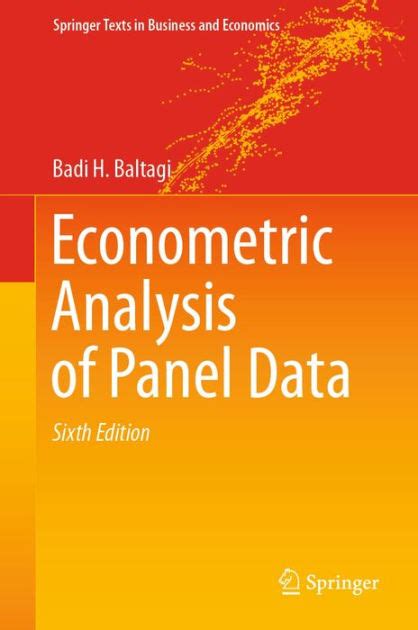 Read Online Baltagi Econometric Analysis Of Panel Data 