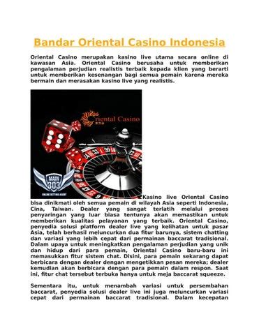 bandar oriental casino indonesia Array