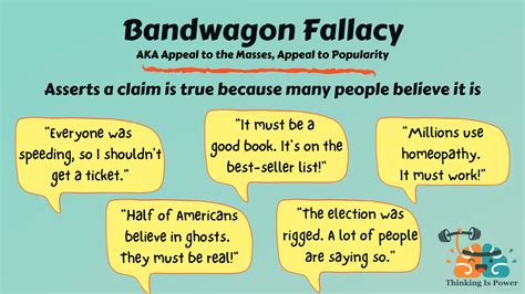 Bandwagon Logical Fallacy