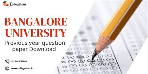Download Bangalore University Previous Year Question Paper 