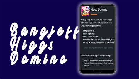 BANGJEFF DOMINO - Top Up Higgs Domino | Chip Domino Murah