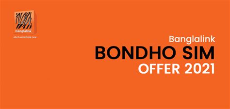 Banglalink Bondho Sim Offer Code