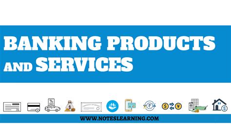 bank products and services pdf