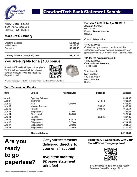 Bank Statement 29
