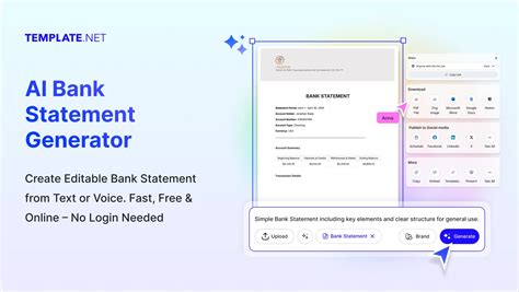 Bank Statement Maker