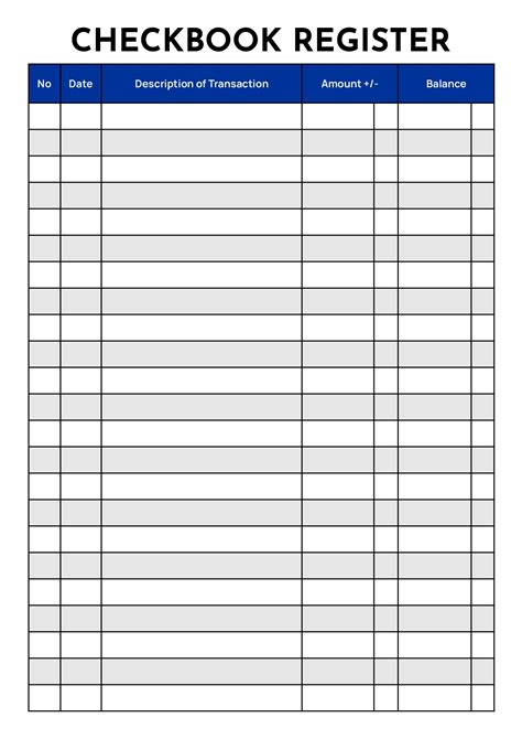 Bank Transaction Register