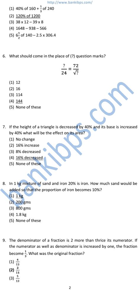 Read Online Bank Aptitude Test Questions And Answers 