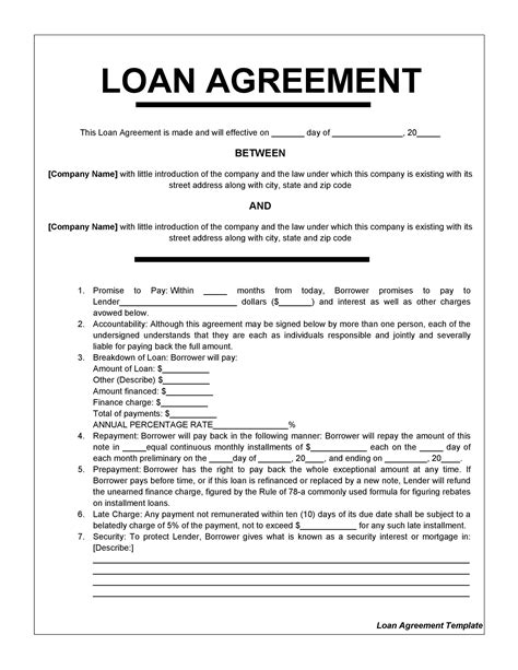 Read Online Bank Loan Document Sample 