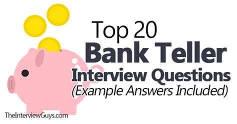 Read Bank Teller Sample Interview Questions And Answers 