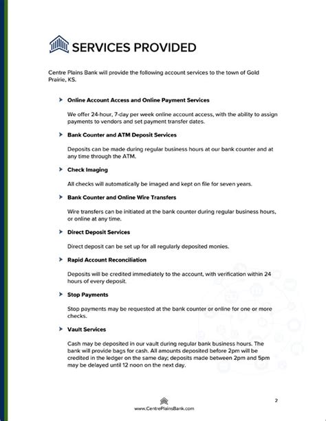 Banking Services Sample Proposal