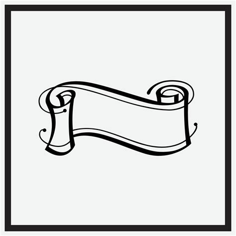 banner scroll clipart