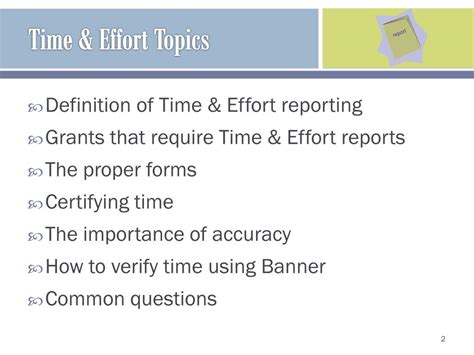 Banner Time And Effort Reporting Users Guide