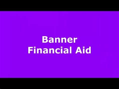 Read Online Banner Financial Aid User Guide 
