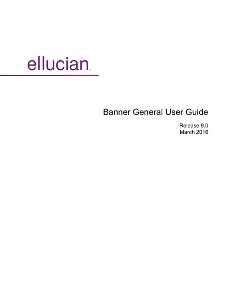 Full Download Banner General User Guide 