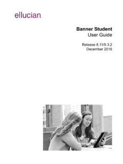 Read Banner Student User Guide 