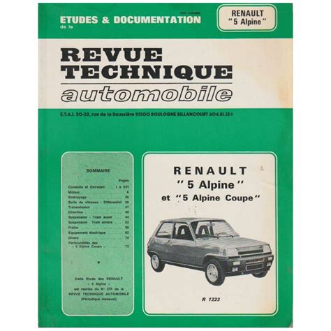 Banque Revue Technique