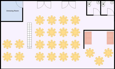 Banquet Room Layout Template