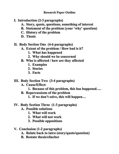 Banswadaareahospital Com Research Paper Outline Template For Middle Outline Practice Worksheet Middle School - Outline Practice Worksheet Middle School