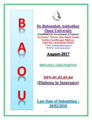 Baou Assignment Marks