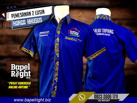 Bapelright  Baju Seragam Bumdes Kalimantan Barat Bapelright Konveksi - Bapelright