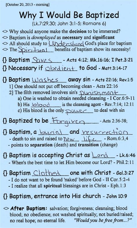 Download Baptism Bible Study 