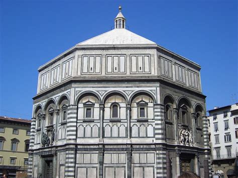 Baptistry In Florence Italy