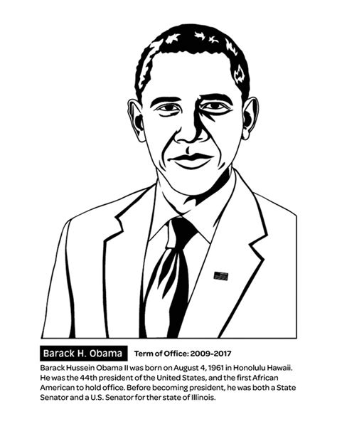 Barack Obama Crayola Com Barack Obama Coloring Page - Barack Obama Coloring Page