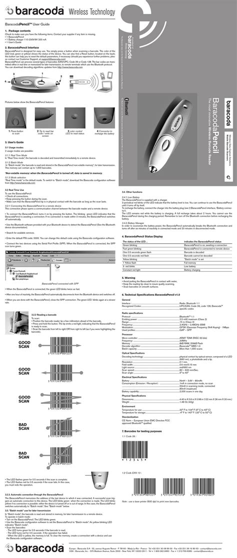 Baracoda User Manual
