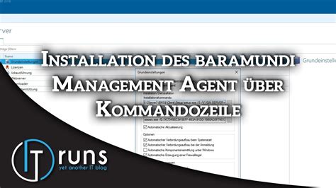 baramundi Management Agent über Kommandozeile installieren ... - YouTube