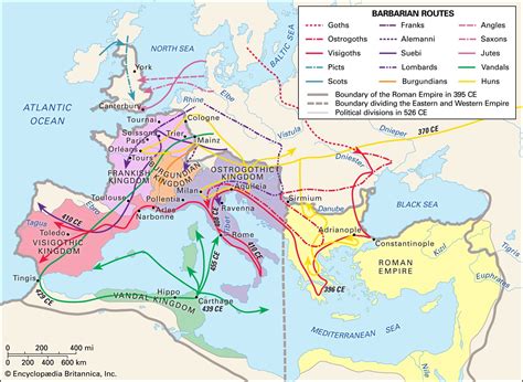 Barbarian Tribes Map