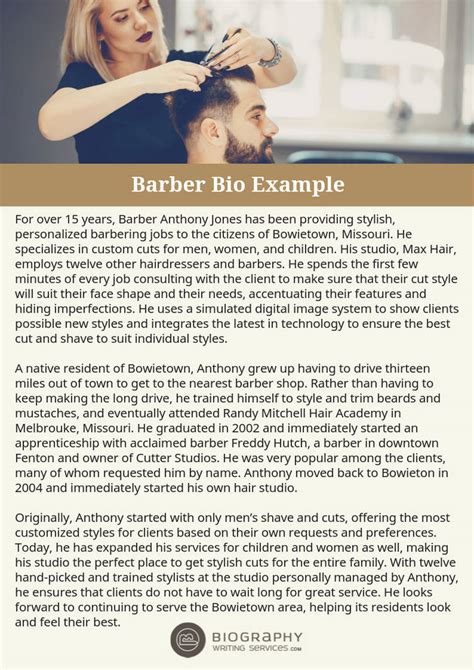 barber shop biography