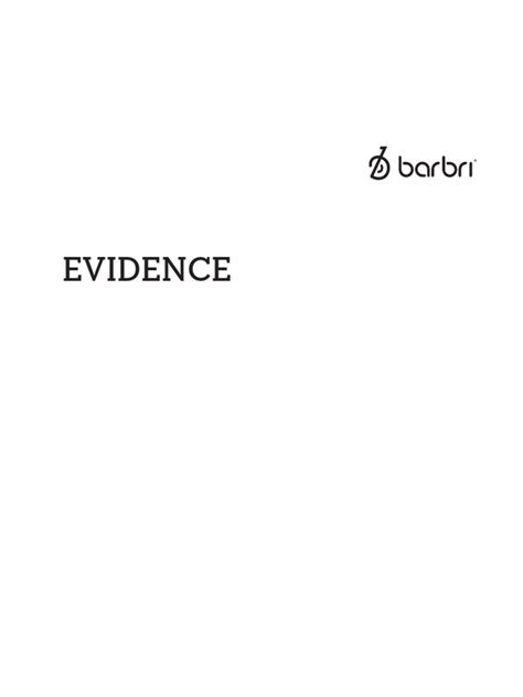Barbri Evidence