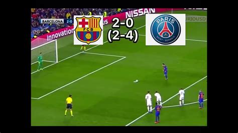 BARCA VS PSG LEG 2：En vivo Barcelona vs Paris Saint-Germain minuto a minuto de la