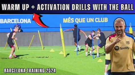 barcelona training drills