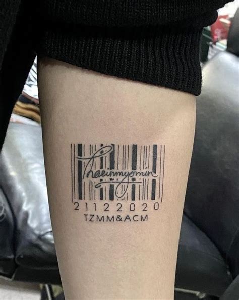 barcode tattoo